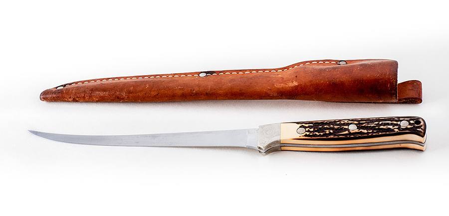 a fillet knife and holster