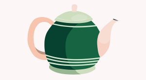 A teapot could go in the tea and coffee zone