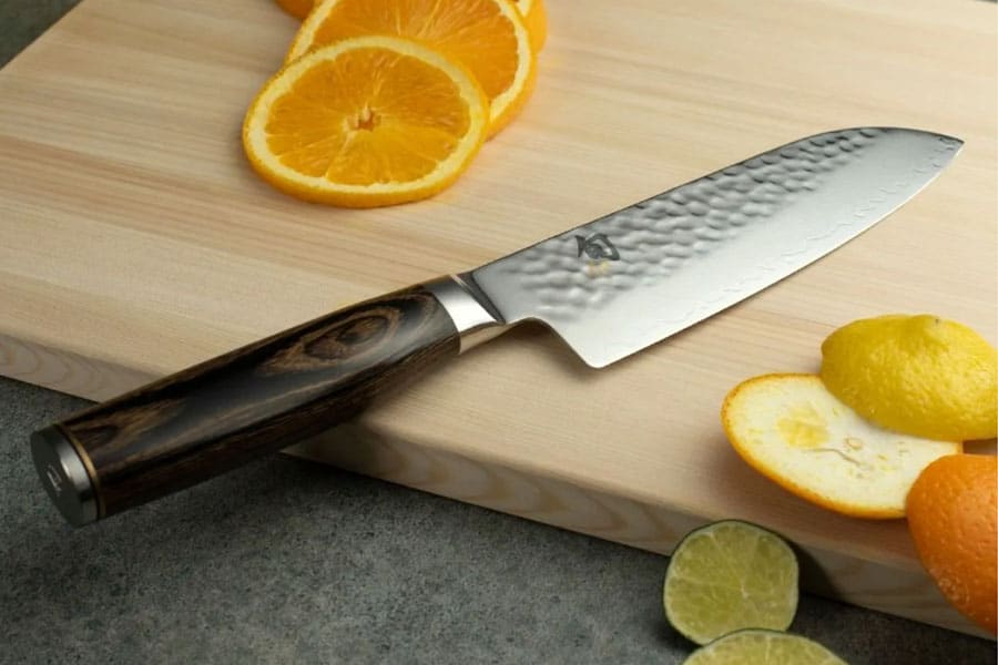 santoku kitchen knife