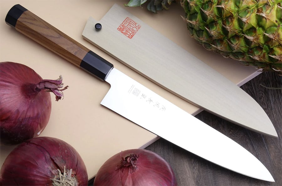 Ice hardened Gyuto knife